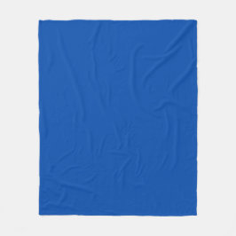 Cobalt Blue Solid Color | Classic | elegant Fleecedecke