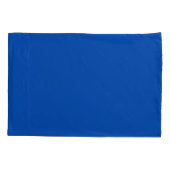 Cobalt Blue Solid Color | Classic | elegant Kissenbezug (Rückseite)