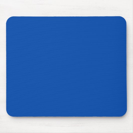 Cobalt Blue Solid Color | Classic | elegant Mousepad (Vorne)