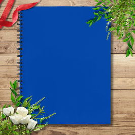 Cobalt Blue Solid Color | Classic | elegant Notizblock