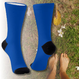 Cobalt Blue Solid Color | Classic | elegant Socken