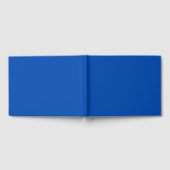 Cobalt Blue Solid Color Gästebuch (Voll)