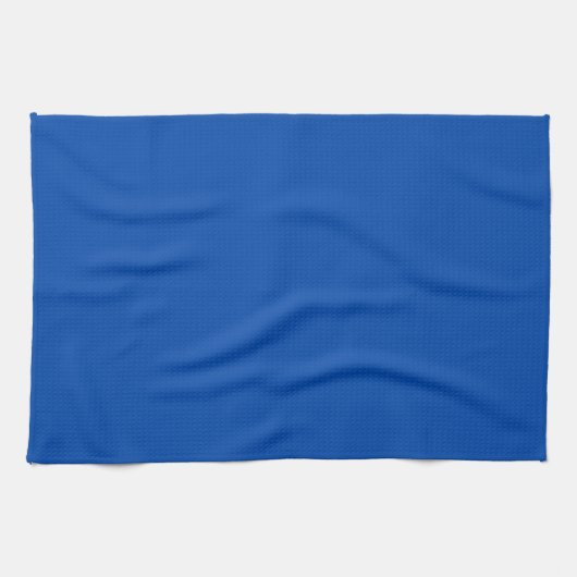 Cobalt Blue Solid Color Geschirrtuch (Horizontal)