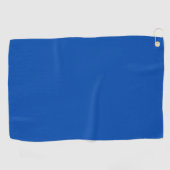 Cobalt Blue Solid Color Golfhandtuch (Horizontal)