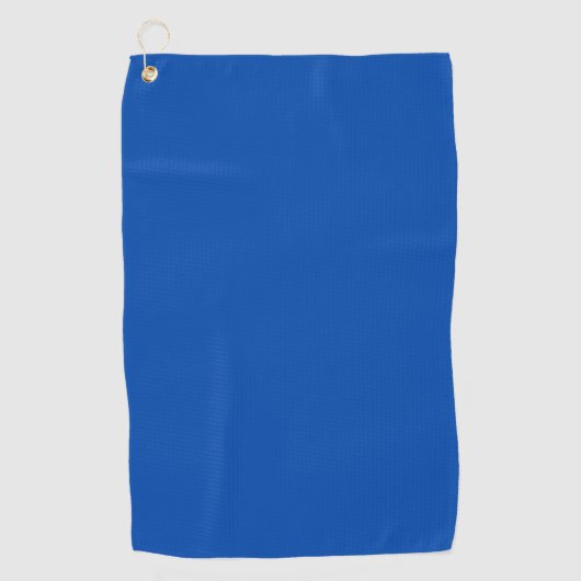 Cobalt Blue Solid Color Golfhandtuch (Vorderseite)