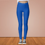 Cobalt Blue Solid Color Leggings<br><div class="desc">Cobalt Blue Solid Color</div>