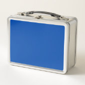 Cobalt Blue Solid Color Metall Brotdose (Vorderseite)
