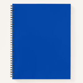 Cobalt Blue Solid Color Notizblock