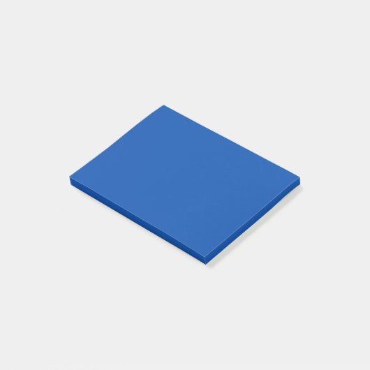 Cobalt Blue Solid Color Post-it Klebezettel (angewinkelt)