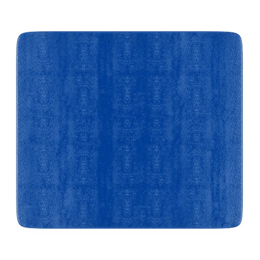 Cobalt Blue Solid Color Schneidebrett (Vorderseite)