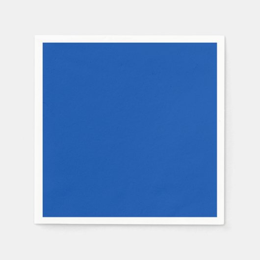 Cobalt Blue Solid Color Serviette (Vorderseite)