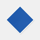 Cobalt Blue Solid Color Serviette (Ecke)