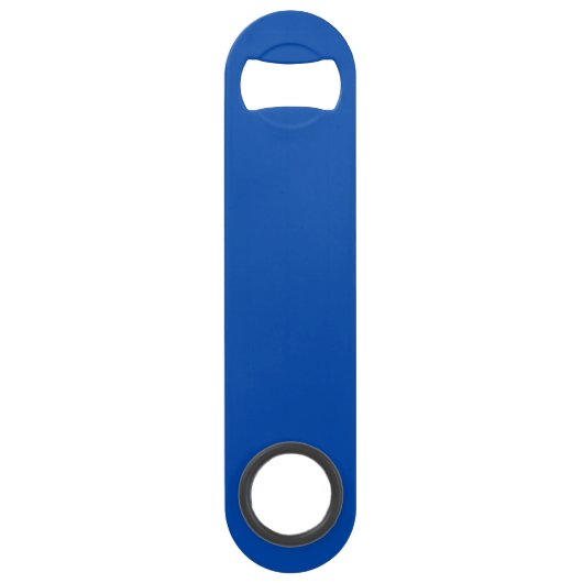 Cobalt Blue Solid Color Speed Flaschenöffner (Vorderseite)