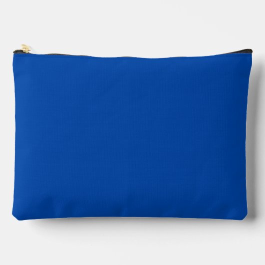 Cobalt Blue Solid Color Zubehörtasche (Vorderseite)