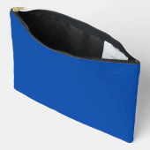 Cobalt Blue Solid Color Zubehörtasche (Offen)