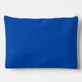 Cobalt Blue Solid Color Zubehörtasche (Rückseite)