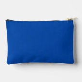 Cobalt Blue Solid Color Zubehörtasche (Rückseite)