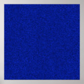 Cobalt Blue Sparkling Glitzer Geschenkpapier Poster (Vorne)