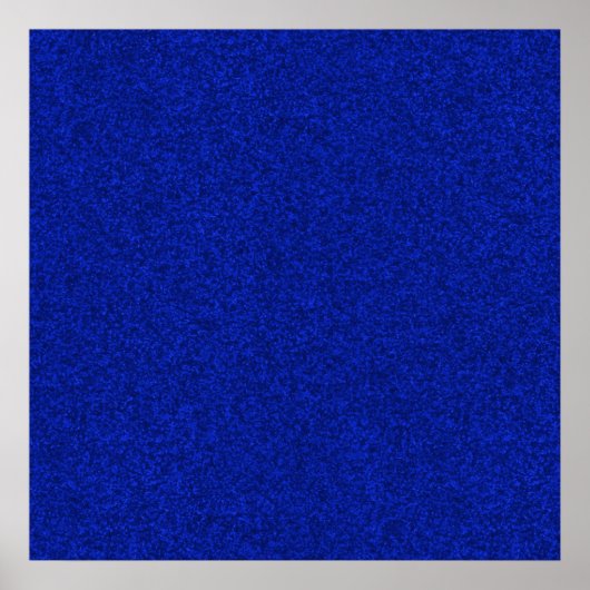 Cobalt Blue Sparkling Glitzer Geschenkpapier Poster (Vorne)