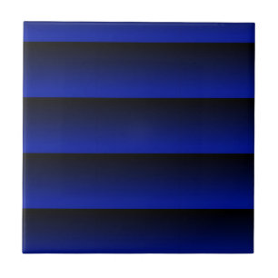 Cobalt Blue Stripe Fliese