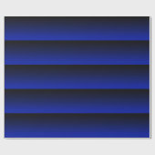 Cobalt Blue Stripe Geschenkpapier (Flach)