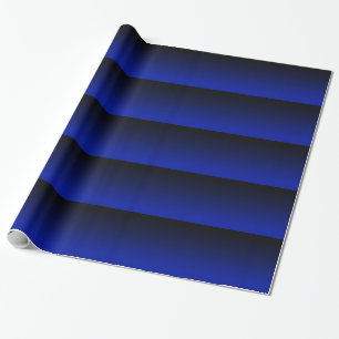 Cobalt Blue Stripe Geschenkpapier