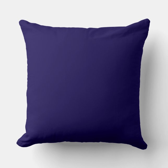 Cobalt Blue Throw Kissen 20" x 20" (Vorderseite)