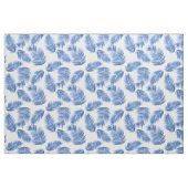 Cobalt Blue Tropical Palm Blätter Muster Stoffe (Yard (91,4 cm))