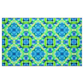 Cobalt Blue und Lime Green Gefärbte Krawatte Muste Stoff (Fat Quarter (45,7 x 55,9 cm))