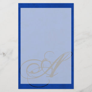 Cobalt Blue Velvet Personalisiert Zuhause Casino Briefpapier