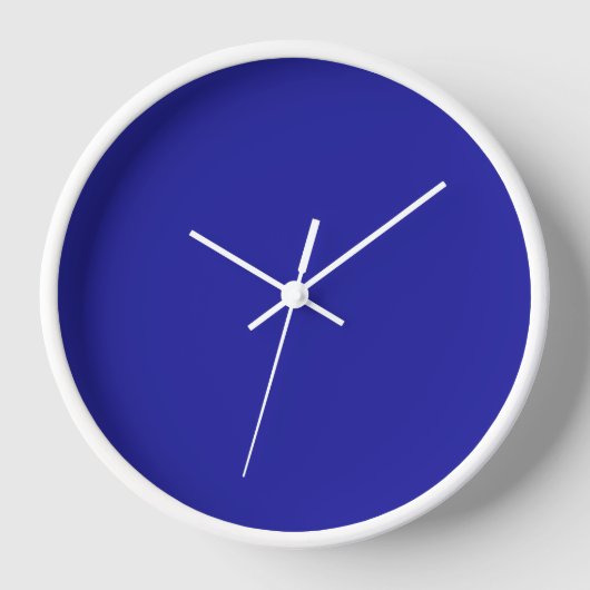 Cobalt Blue Wall Uhr (Vorderseite)