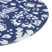 Cobalt Blue White Bee Honeycomb Rustikale Chinoise Schneidebrett (Ecke)
