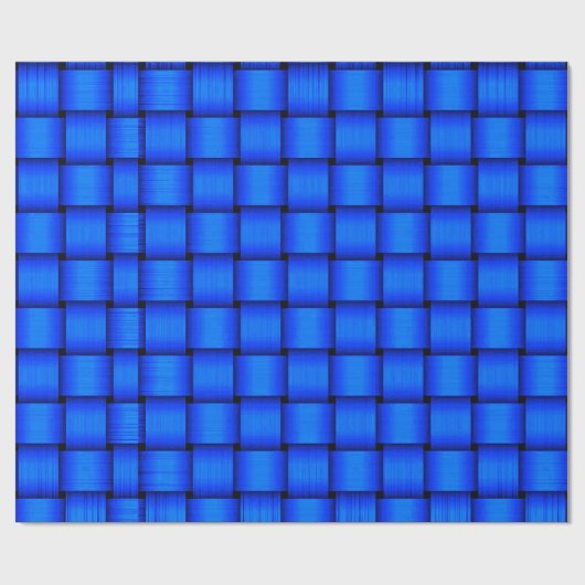 Cobalt Blue Wrapping Papier Geschenkpapier (Flach)