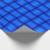 Cobalt Blue Wrapping Papier Geschenkpapier (Ecke)