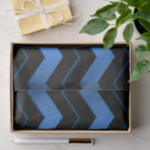 Cobalt Blue Zickzack Seidenpapier (Geschenk)