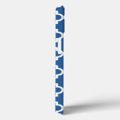 Cobalt Bright Blue Marokkanischer Tile Trellis Case-Mate iPhone Hülle (Rückseite / Rechts)