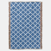 Cobalt Bright Blue Marokkanischer Tile Trellis Decke (Vorderseite Vertikal)