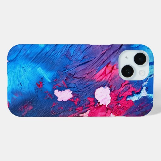 Cobalt Bubblegum Case-Mate iPhone Hülle (Rückseite (Horizontal))