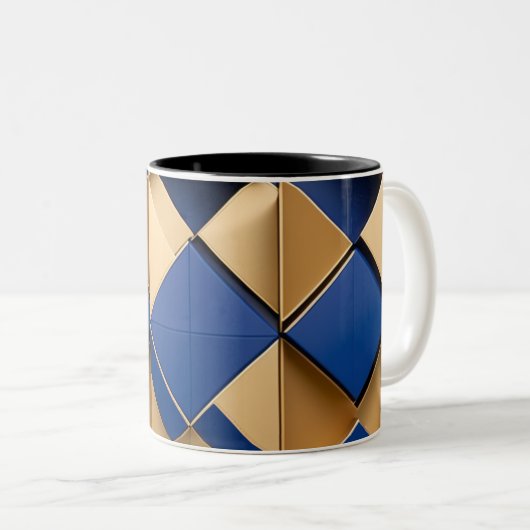 Cobalt Design-Tasse Zweifarbige Tasse (VorderseiteRechts)