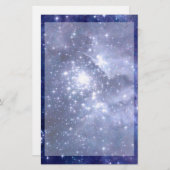 Cobalt Dreams Stars Galaxien Weltraum Universum Briefpapier (Vorne/Hinten)
