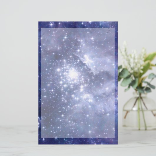 Cobalt Dreams Stars Galaxien Weltraum Universum Briefpapier (Stehend Vorderseite)