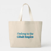 Cobalt Empire Jumbo-Tasche Jumbo Stoffbeutel (Rückseite)