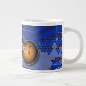 Cobalt Grunge Burst Gitarre Spezielle Tasse (Rechts)