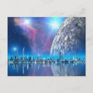 Cobalt Island Cities of the Future Postcard Postkarte