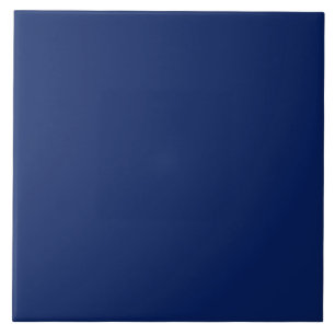 Cobalt Navy Blauer Vollfarbholz Tiermatte Fliese