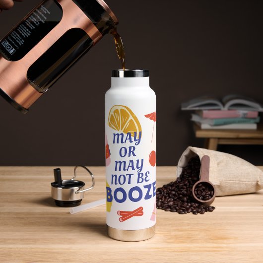 Cobalt Red Yellow Personal Water Flasche (Kaffee)