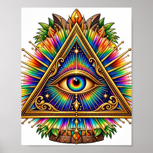 Cobalt-Sonne-Auge-Poster Poster (Vorne)