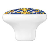 Cobalt Star Azulejo Keramikgriff Keramikknauf (Seitenansicht)