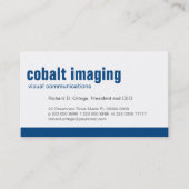 Cobalt Visitenkarte (Vorderseite)