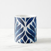 Cobalt Watercolor Tiles IV Kaffeetasse (Mittel)
